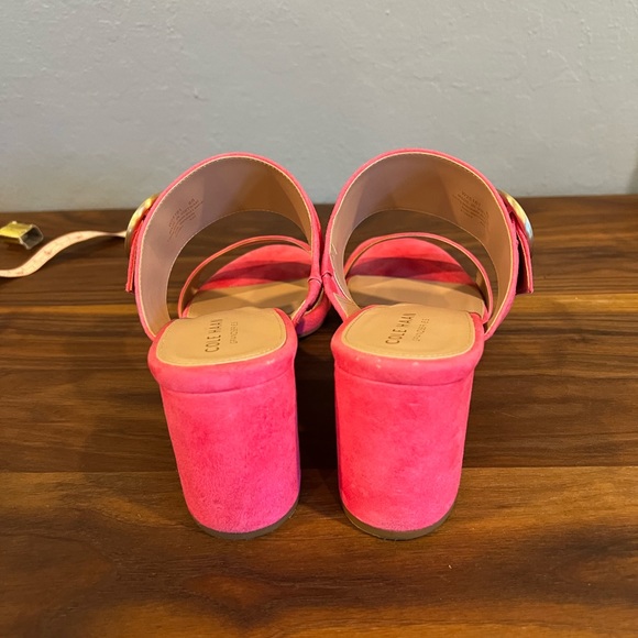 Cole Haan Pink Alina Mule City Sandal 8 - Picture 5 of 7